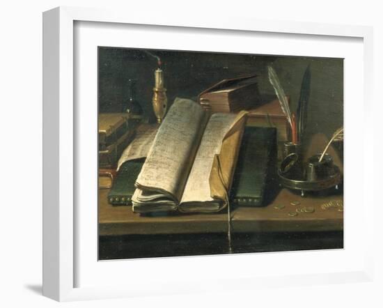 Books of Account, 17th Century-null-Framed Giclee Print