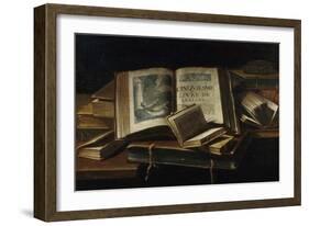 Books of Pleasure, 17th Century-null-Framed Giclee Print