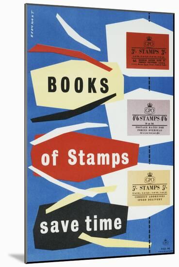 Books of Stamps Save Time-Leonard Beamont-Mounted Art Print