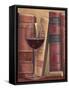 Books of Wine-James Wiens-Framed Stretched Canvas