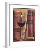 Books of Wine-James Wiens-Framed Art Print