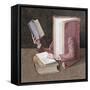 Books on Books, 2003-Jonathan Wolstenholme-Framed Stretched Canvas