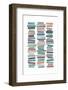 Books Pastel-Orara Studio-Framed Photographic Print