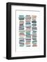 Books Pastel-Orara Studio-Framed Photographic Print