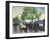 Books Sellers on the Banks of the Seine-Victor Gabriel Gilbert-Framed Giclee Print