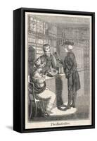 Bookseller 1827-null-Framed Stretched Canvas