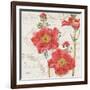 Bookshelf Botanical V-Katie Pertiet-Framed Art Print