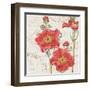 Bookshelf Botanical V-Katie Pertiet-Framed Art Print