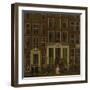 Bookshop and Lottery Agency of Jan De Groot in the Kalverstraat in Amsterdam-Isaac Ouwater-Framed Art Print