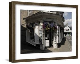 Bookshop, Hay on Wye, Powys, Mid-Wales, Wales, United Kingdom-David Hughes-Framed Photographic Print