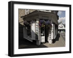 Bookshop, Hay on Wye, Powys, Mid-Wales, Wales, United Kingdom-David Hughes-Framed Photographic Print