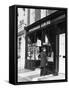 Bookshop Window-Gill Emberton-Framed Stretched Canvas