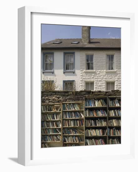 Bookstalls, Hay on Wye, Powys, Mid-Wales, Wales, United Kingdom-David Hughes-Framed Photographic Print