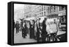 Bookstalls on Shoreditch High Street, London, 1926-1927-Whiffin-Framed Stretched Canvas