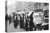 Bookstalls on Shoreditch High Street, London, 1926-1927-Whiffin-Stretched Canvas