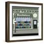 Bookstore-intararit-Framed Art Print