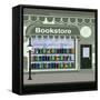 Bookstore-intararit-Framed Stretched Canvas