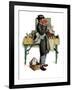 "Bookworm", August 14,1926-Norman Rockwell-Framed Giclee Print