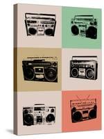 Boom Box Poster-NaxArt-Stretched Canvas