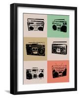 Boom Box Poster-NaxArt-Framed Art Print