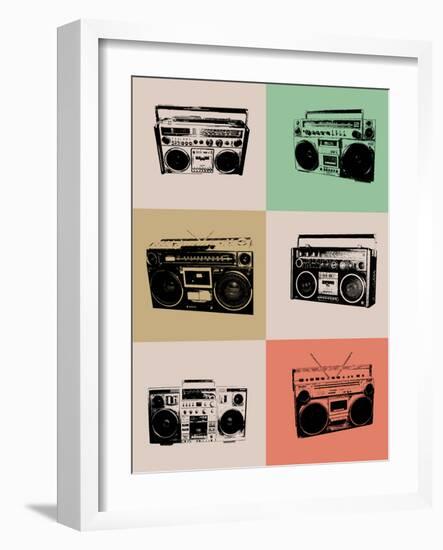 Boom Box Poster-NaxArt-Framed Art Print