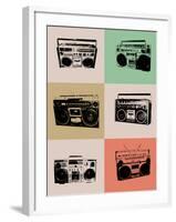 Boom Box Poster-NaxArt-Framed Art Print