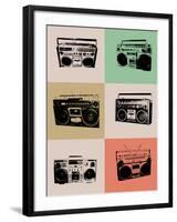 Boom Box Poster-NaxArt-Framed Art Print