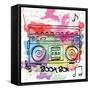 Boom Box-Daniela Santiago-Framed Stretched Canvas