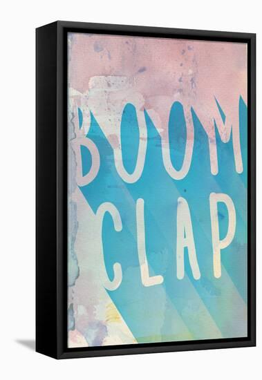 Boom Clap-null-Framed Stretched Canvas