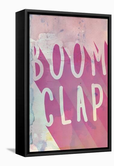 Boom Clap-null-Framed Stretched Canvas