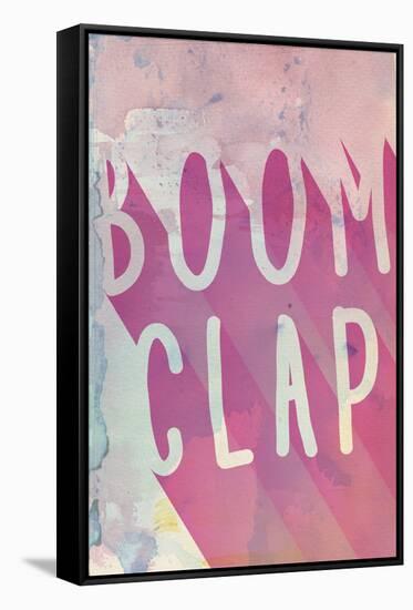 Boom Clap-null-Framed Stretched Canvas