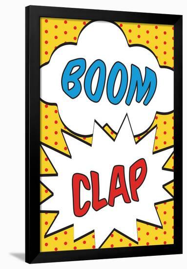 Boom Clap-null-Framed Poster