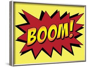 Boom! Comic Pop-Art Art Print Poster-null-Framed Poster