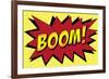 Boom! Comic Pop-Art-null-Framed Art Print