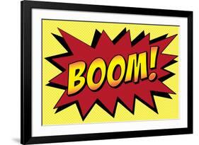 Boom! Comic Pop-Art-null-Framed Art Print