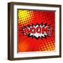 Boom! Comic Speech Bubble, Cartoon-jirawatp-Framed Art Print