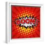 Boom! Comic Speech Bubble-jirawatp-Framed Art Print