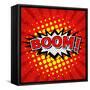 Boom! Comic Speech Bubble-jirawatp-Framed Stretched Canvas