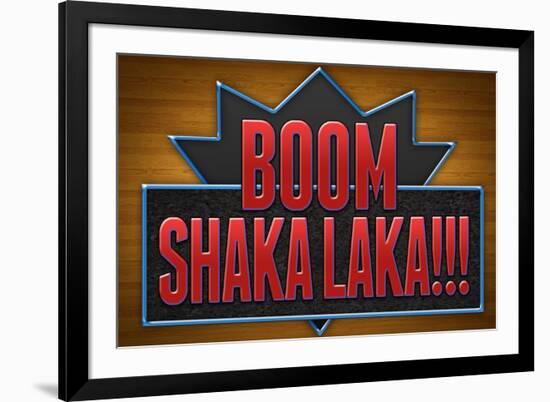 Boom Shaka Laka Video Games-null-Framed Art Print