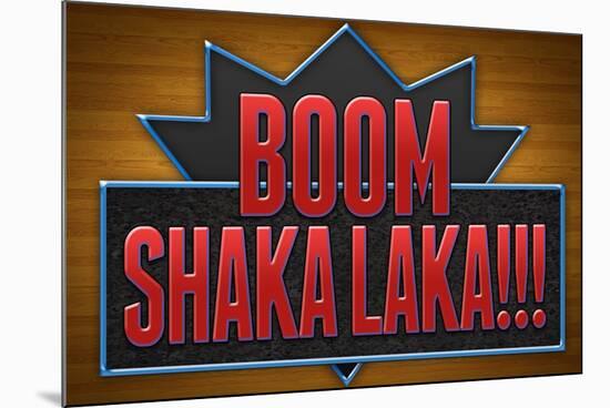Boom Shaka Laka Video Games-null-Mounted Art Print