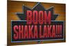 Boom Shaka Laka Video Games-null-Mounted Art Print