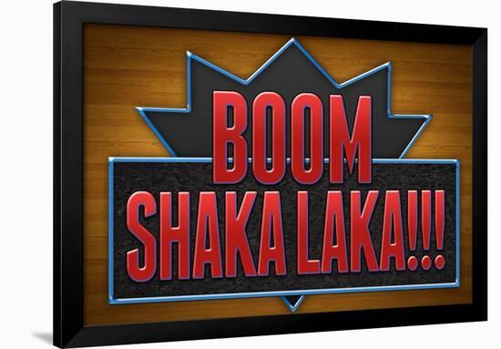 Boom Shaka Laka Video Games-null-Framed Art Print