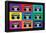 Boombox Stereos Pop Art Poster-null-Framed Poster