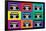 Boombox Stereos Pop Art Poster-null-Framed Poster