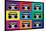 Boombox Stereos Pop Art Print Poster-null-Mounted Poster