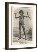 Boomerang Used by an Australian Aborigine-null-Framed Art Print