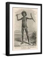 Boomerang Used by an Australian Aborigine-null-Framed Art Print