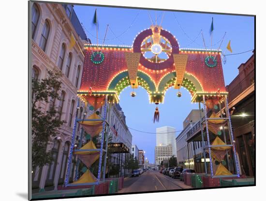 Boone Powell Arch, Historic Strand District, Galveston, Texas, USA, North America-Richard Cummins-Mounted Photographic Print