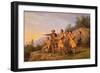 Boone's First View of Kentucky, 1849 (Oil on Canvas)-William Tylee Ranney-Framed Giclee Print