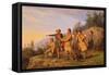 Boone's First View of Kentucky, 1849 (Oil on Canvas)-William Tylee Ranney-Framed Stretched Canvas